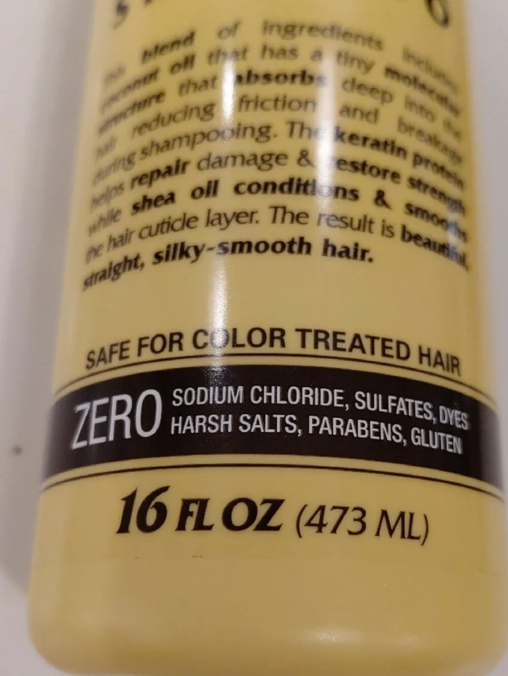 Brazilian Keratin Straightening Shampoo - Yellow